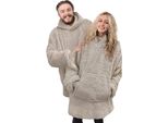 Ribbon - Felpa Con Cappuccio Per Uomo/Donna Unisex RW8349 (Taglia Unica) (Naturale)
