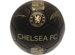 Chelsea Fc - Pallone Da Calcio "Phantom"" Con Firme TA8583 (5) (Nero/Oro)"