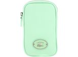 Lacoste Pelle Borsa Per Cellulare Origin Croc Phone Holder Ash Menta