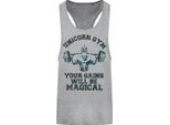 Grindstore - Top "Unicorn Gym"" Per Uomo GR3829 (S - M) (Grigio)"