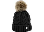 Hy - Cappello Con Pompon "Melrose"" Per Uomo/Donna Unisex BZ4924 (Taglia Unica) (Nero)"