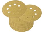 Carta Abrasiva Per Smerigliatrice Eccentrica 125 Mm P180, 10 Pezzi