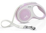 Flexi - Guinzaglio Retrattile Per Cani "New Comfort"", M, Legato TL5384 (5 M) (Rosa/Bianco)"
