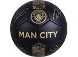 Manchester City Fc - Pallone Da Calcio "Phantom"" Con Firme RD2649 (5) (Nero/Oro)"