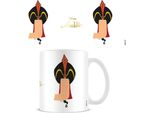 Aladdin - Tazza Da Caffè "J"", Alfabeto PM4585 (Taglia Unica) (Bianco/Nero/Crema)"