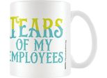 Pyramid International - Tazza Da Caffè "Lacrime Dei Miei Dipendenti"" PM4677 (Taglia Unica) (Bianco/Blu/Verde)"