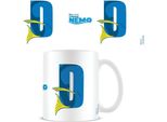 Alla Ricerca Di Nemo - Tazza Da Caffè "D"", Alfabeto PM4703 (Taglia Unica) (Bianco/Blu)"