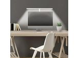 Unilux 400165231 Unilux Led Lampada Da Tavolo Strata, Base A Morsetto, Bianco