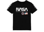 Nasa - Maglietta Per Bambini NS6854 (158-164) (Nero/Bianco)