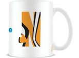 Alla Ricerca Di Nemo - Tazza Da Caffè "N"", Alfabeto PM4776 (Taglia Unica) (Bianco/Arancio)"