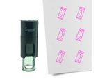Timbro Combicraft Burrito Rotondo Da 10 Mm - Inchiostro Rosa