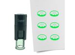 Timbro Combicraft Ciambella Rotondo Da 10 Mm - Inchiostro Verde