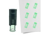 Timbro Combicraft Burrito Rotondo Da 10 Mm - Inchiostro Verde