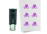 Timbro Combicraft Bicycle 10 Mm Rotondo - Inchiostro Viola