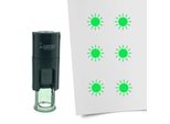 Timbro Combicraft Sun Rotondo Da 10 Mm - Inchiostro Verde