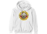 Guns N Roses - Felpa Con Cappuccio "Classic"" Per Uomo/Donna Unisex RO751 (Xl) (Bianco)"