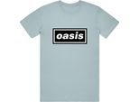 Oasis - Maglietta "Decca"" Uomo/Donna Unisex RO508 (Xxl) (Azzurro)"