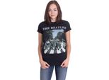 The Beatles - Maglietta Logo Da Donna RO428 (Xxl) (Nero)