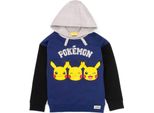 Pokemon - Felpa Con Cappuccio Per Ragazzi NS6165 (158-164) (Blu)
