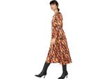 Principles - Vestito Midi Con Collo A Cravatta Per Donna DH3856 (46 It) (Multicolore)