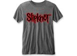 Slipknot - Maglietta Logo Per Uomo/Donna Unisex RO631 (L) (Antracite)