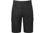 Premier - Pantaloncini Cargo Da Uomo PC5192 (Xs) (Nero)