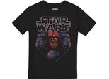 Star Wars - Maglietta Per Ragazzi TV1990 (152-158) (Nero)