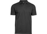 Tee Jays - Polo Con Scollo A V Per Uomo PC5194 (Xl) (Nero)