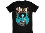 Ghost - Maglietta "Opus"" Per Uomo/Donna Unisex RO521 (S) (Nero/Blu)"