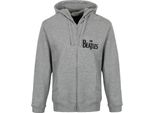 The Beatles - Felpa Con Cappuccio A Zip Intera Per Uomo/Donna Unisex RO288 (M) (Grigio)
