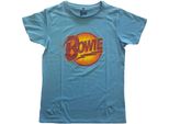 David Bowie - Maglietta Logo "Diamond Dogs"" Per Uomo/Donna Unisex RO794 (S) (Blu)"