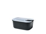 Mepal 106155041100 Mepal Frischhaltedosen Easyclip 7,0 Cm Hoch Nordic Black 0,7 L, 1 St.