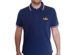 The Beatles - "Yellow Submarine"" Poloshirt FüR Herren/Damen Unisex RO1195 (M) (Marineblau)"