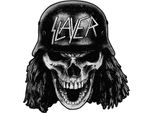 Slayer - Teschio - Toppa "Wehrmacht"" - Poliestere RO1069 (Taglia Unica) (Nero/Grigio)"