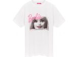 Barbie - Maglietta "Be You"" Da Donna NS6716 (M) (Bianco/Grigio/Rosa)"