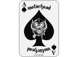 Motorhead - Asso Di Picche - Toppa - Poliestere RO1051 (Taglia Unica) (Bianco/Nero)