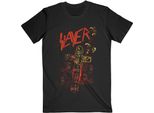Slayer - Maglietta "Blood Red"" Per Uomo/Donna Unisex RO1899 (L) (Nero)"
