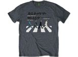 The Beatles - Maglietta "Abbey Road"" Per Uomo/Donna Unisex RO2054 (Xl) (Grigio Screziato)"