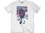 Green Day - Maglietta "Patriot Witness"" Per Uomo/Donna Unisex RO2131 (L) (Bianco)"