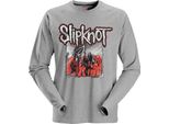 Slipknot - Maglietta "Self-Titled"" Per Uomo/Donna Unisex Manica Lunga RO486 (S) (Grigio)"