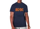 Ac/Dc - Maglietta "The Wash Collection"" Per Uomo/Donna Unisex RO825 (Xl) (Blu Navy)"