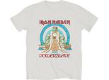Iron Maiden - Maglietta "Powerslave Egypt"" Per Uomo/Donna Unisex RO928 (Xxl) (Grigio Screziato)"