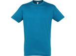 T-Shirt Sols Regent Da Uomo, Manica Corta PC288 (5XL) (Blu Atollo)