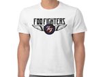 Foo Fighters - Maglietta "Flash Wings"" Per Uomo/Donna Unisex RO1758 (Xxl) (Bianco)"