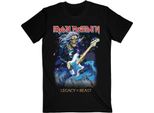 Iron Maiden - Maglietta "Eddie On Bass"" Per Uomo/Donna Unisex RO2251 (S) (Nero)"