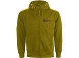 The Beatles - Felpa Con Cappuccio A Zip Intera Per Uomo/Donna Unisex RO288 (Xl) (Verde)