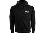 The Beatles - Felpa Con Cappuccio A Zip Intera Per Uomo/Donna Unisex RO288 (M) (Nero)