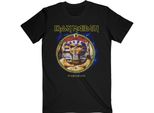 Iron Maiden - Maglietta "Powerslave Mummy Circle"" Per Uomo/Donna Unisex RO1003 (L) (Nero)"