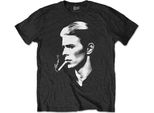 David Bowie - Maglietta Uomo/Donna Unisex RO1037 (L) (Nero)