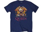 Queen - Maglietta "Classic"" Per Uomo/Donna Unisex RO376 (Xl) (Blu Navy)"